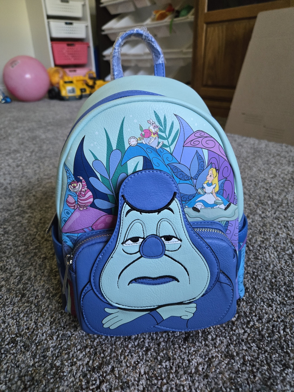 Alice in Wonderland Blue Kids Mini Backpack